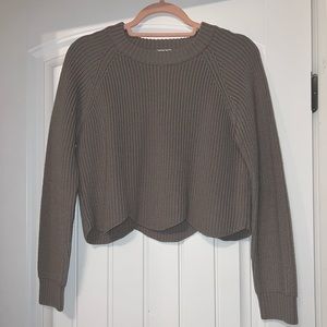Wilfred Sardou Wool scalloped Cropped